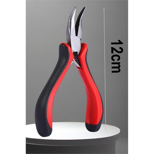 TransForMacion Profesyonel Mini Eğri Kargaburun Takı Pensesi 720833