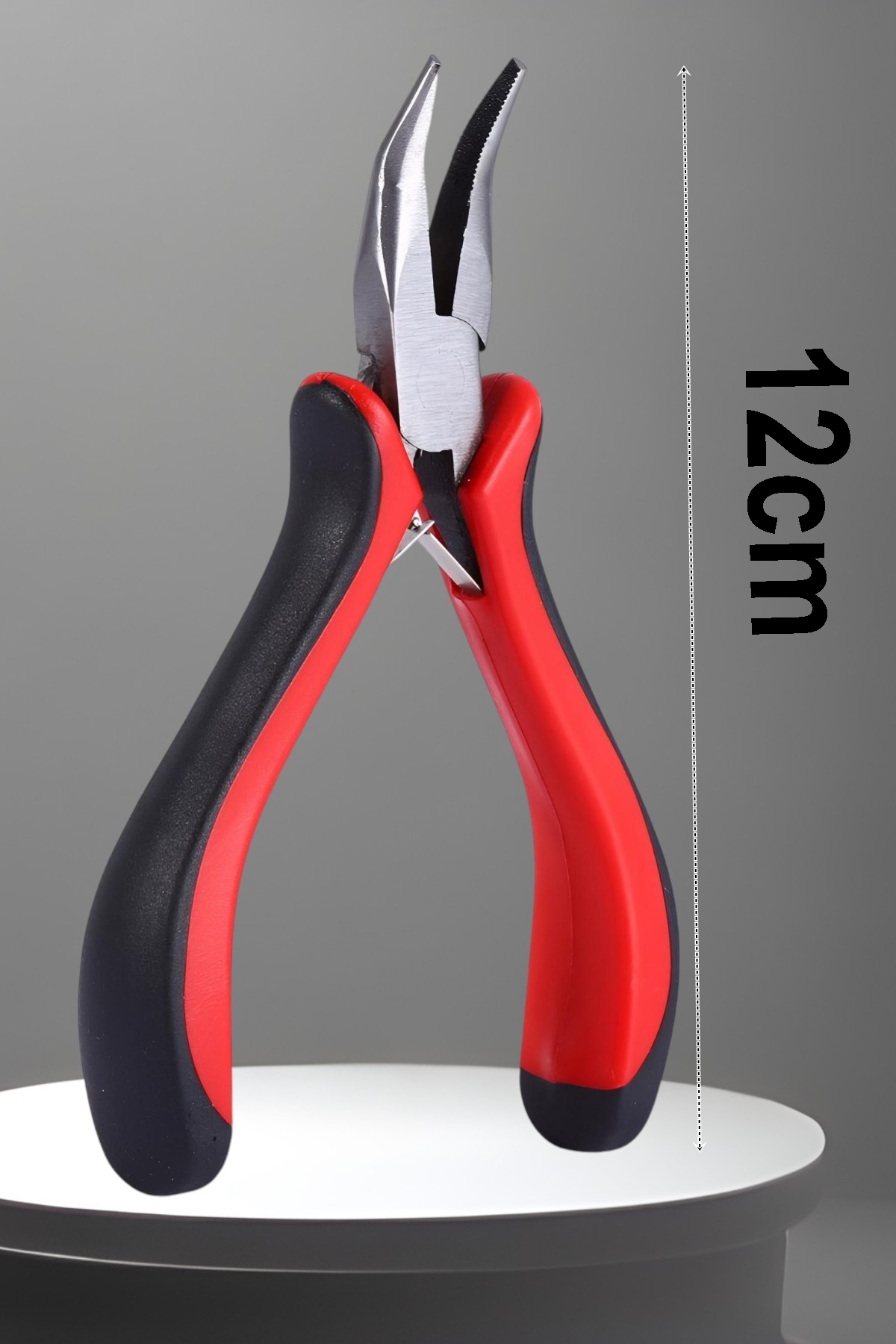 Profesyonel Mini Eğri Kargaburun Takı Pensesi 720833