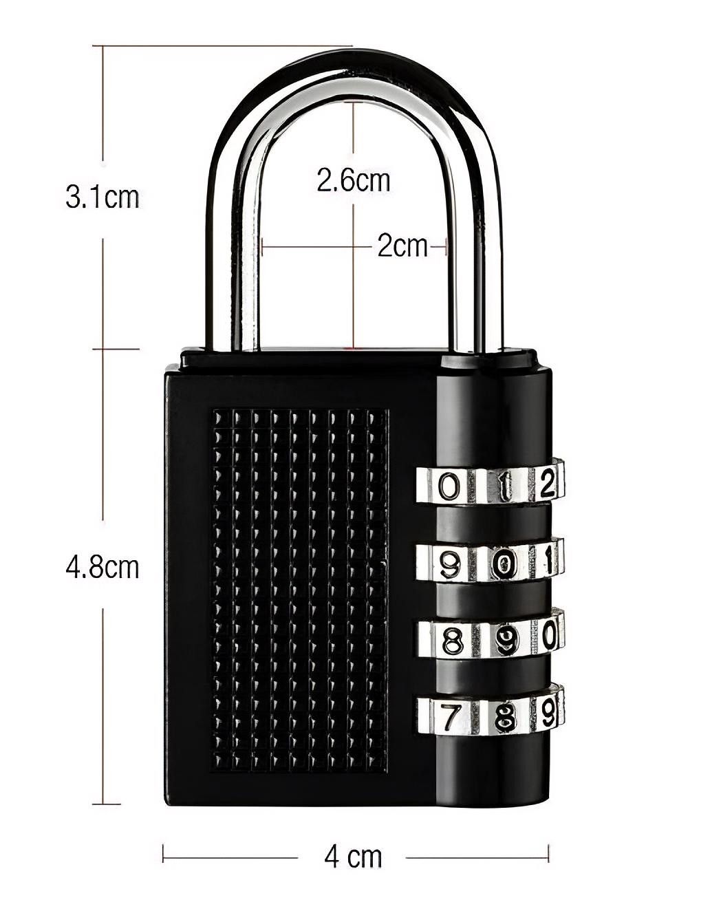 Şifreli Asma Kilit 4 Kademe 40 mm 714773	