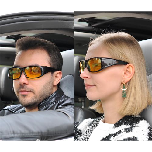 TransForMacion Güvenli Gece Sürüş Görüş Gözlüğü Sis Far Işık Önleyici Anti-Fog Gözlük  720834