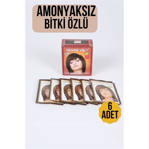 TransForMacion Kestane Amonyaksız Bitki Özlü 6 Lı Paket Saç Kınası 716901