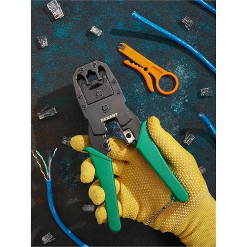 TransForMacion Kablo Sıkma ve Soyma Pensesi RJ-11-RJ-12-RJ-45 4P 6P 8P 720854