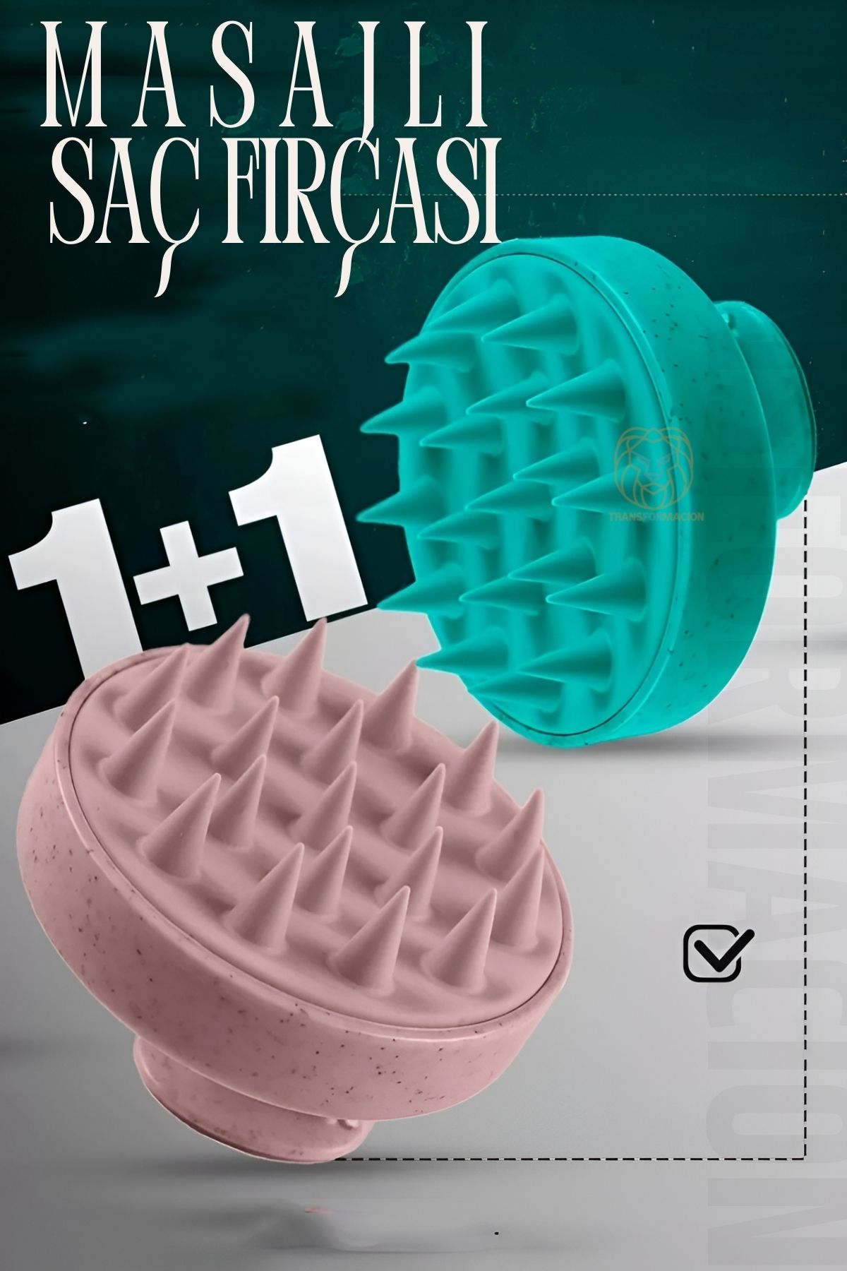 ModaCar Masaj Destekli Saç Yıkama Fırçası Silikon Absolute Design 