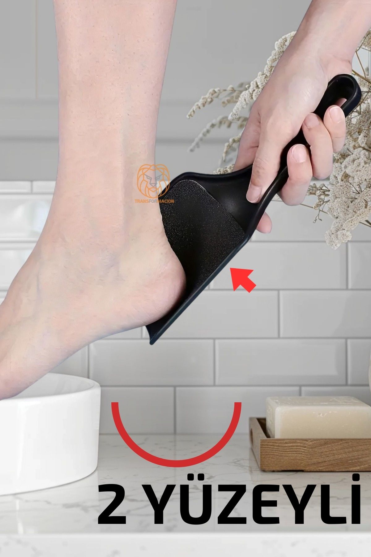 Topuk Törpüsü Kavisli 2 Yüzeyli 