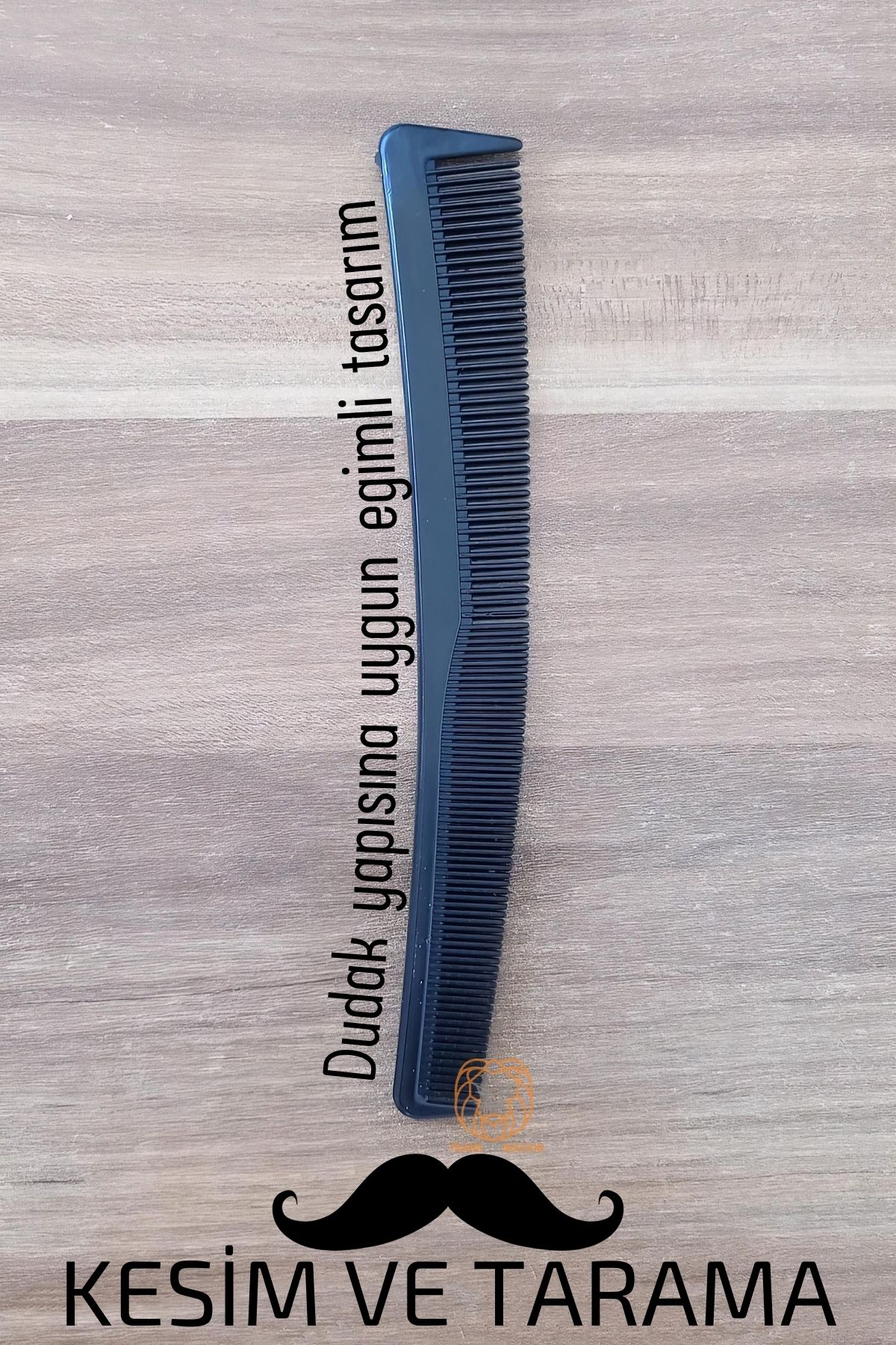 Bıyık Kesim ve Tarama Tarağı Eğimli Bıyık Tarağı 
