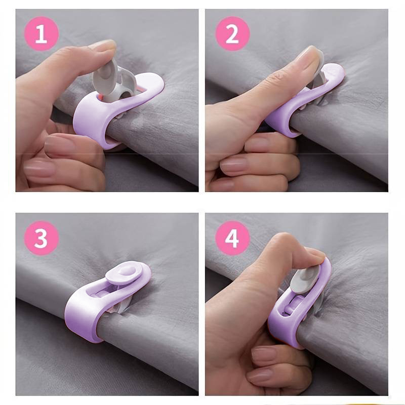 TransForMacion Yorgan Çarşaf Kılıf Tutucu 16 Adet Klips LİLA 720859