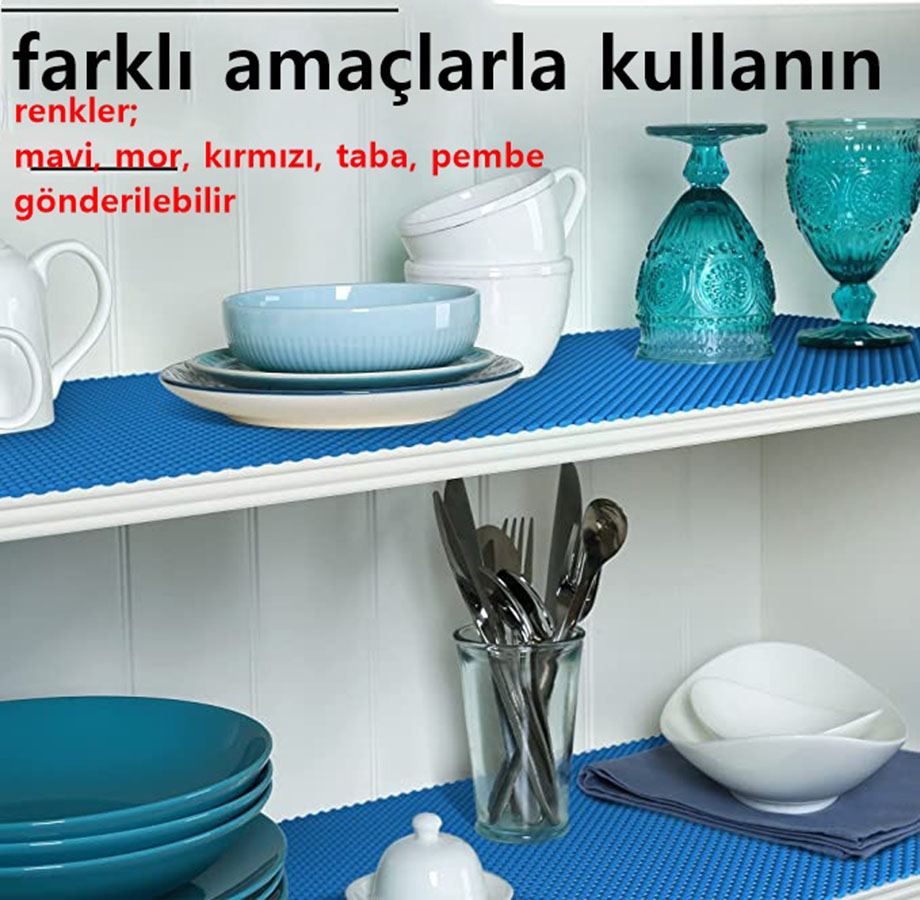 Kaydırmaz Rulo Mat Halı Çekmece Sofra Dolap Kaydırmazı 60x100cm 719207