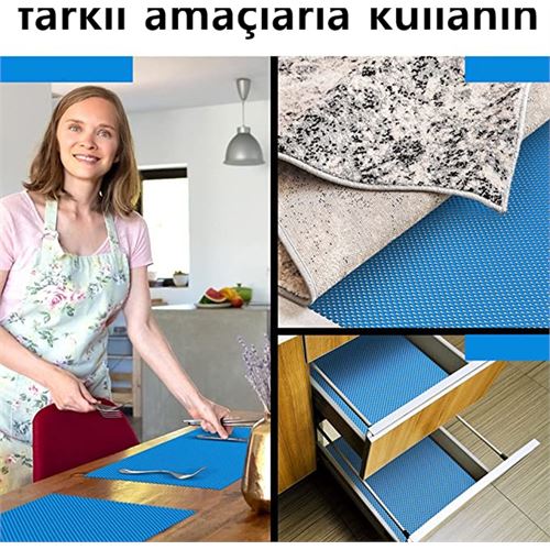 TransForMacion Kaydırmaz Rulo Mat Halı Çekmece Sofra Dolap Kaydırmazı 30x100cm 719208