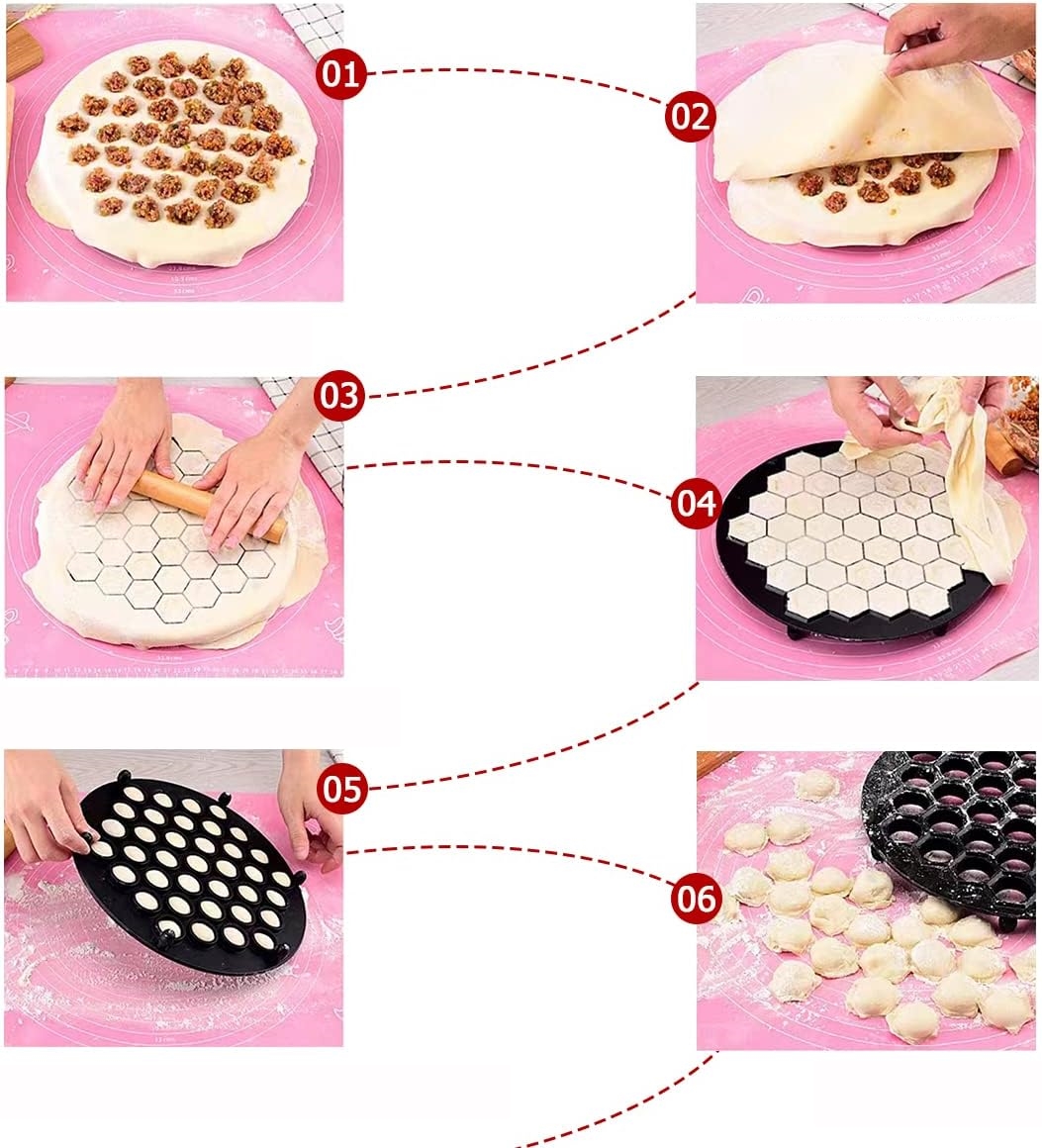 Mantı Kalıbı Tek Seferde 61 Mantı Lallula Design 720866