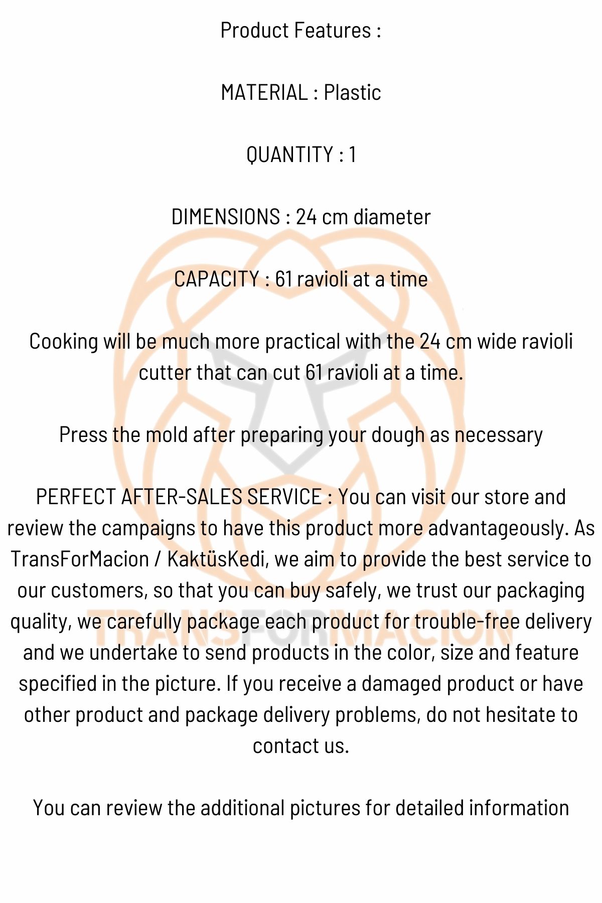 Mantı Kalıbı Tek Seferde 61 Mantı Lallula Design 720866