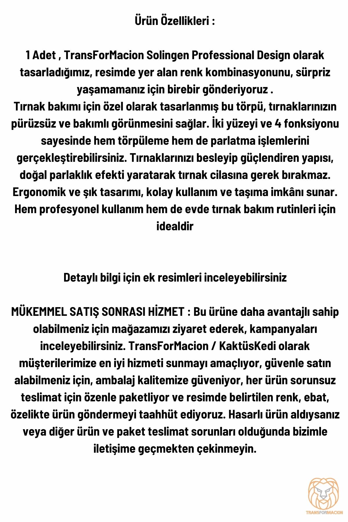 4 Fonksiyon Tırnak Törpü ve Parlatma Solingen 720870