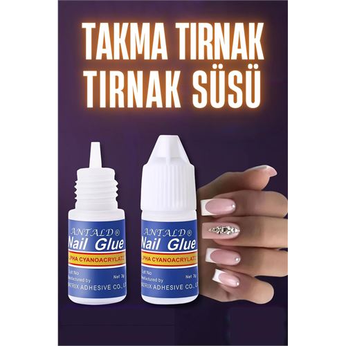 ModaCar Takma Tırnak Yapay Elmas Tırnak Süsü Yapıştırıcı 