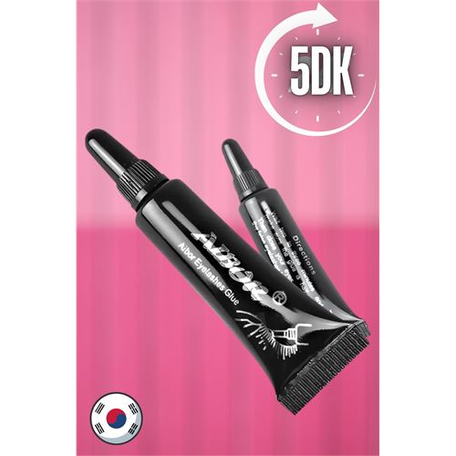 ModaCar Kirpik Yapıştırıcı SİYAH 5 dk da Hızlı Kirpik Yapıştırıcı AIBOR 