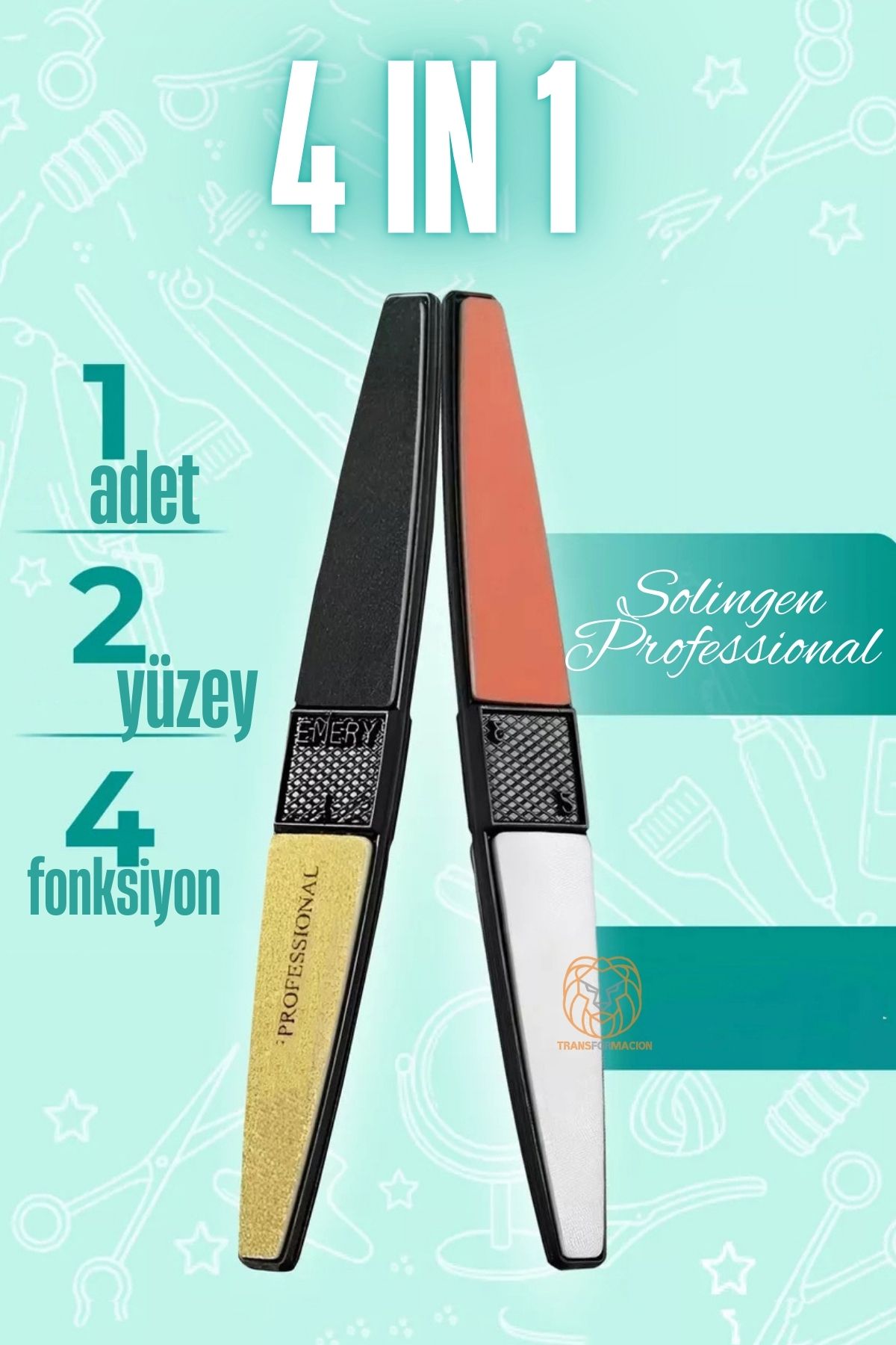 4 Fonksiyon Tırnak Törpü ve Parlatma Solingen 