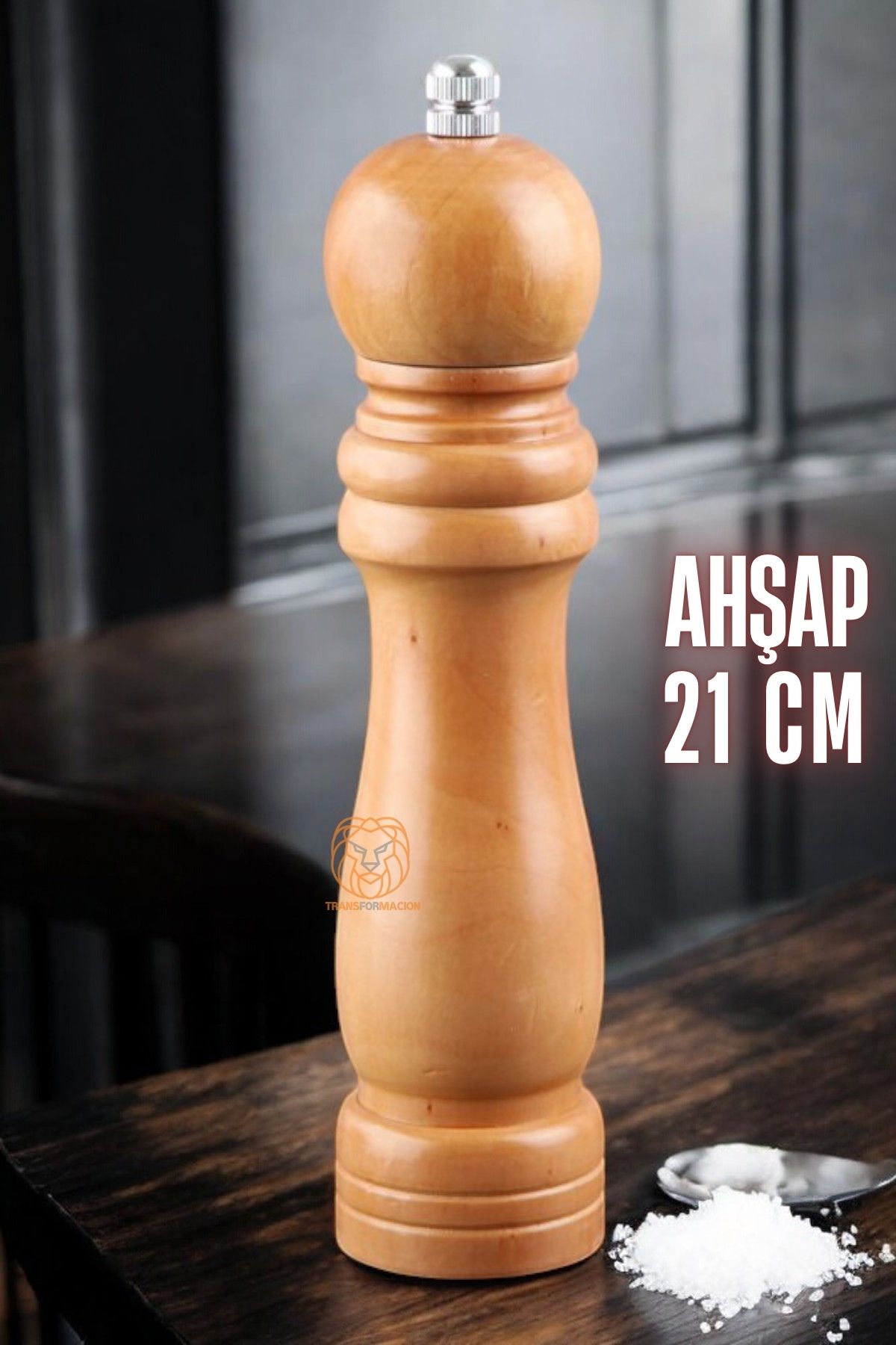 Karabiber Tuz Değirmeni Ahşap 21 cm XL 