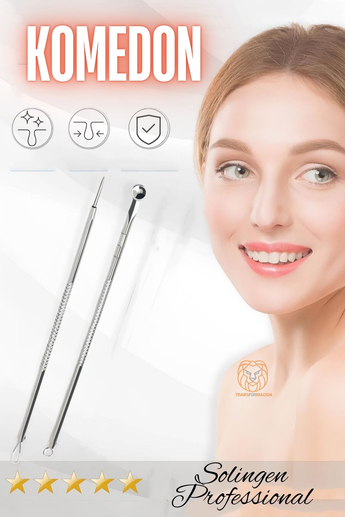 ModaCar Komedon 2 li Set Çelik Solingen Professional 