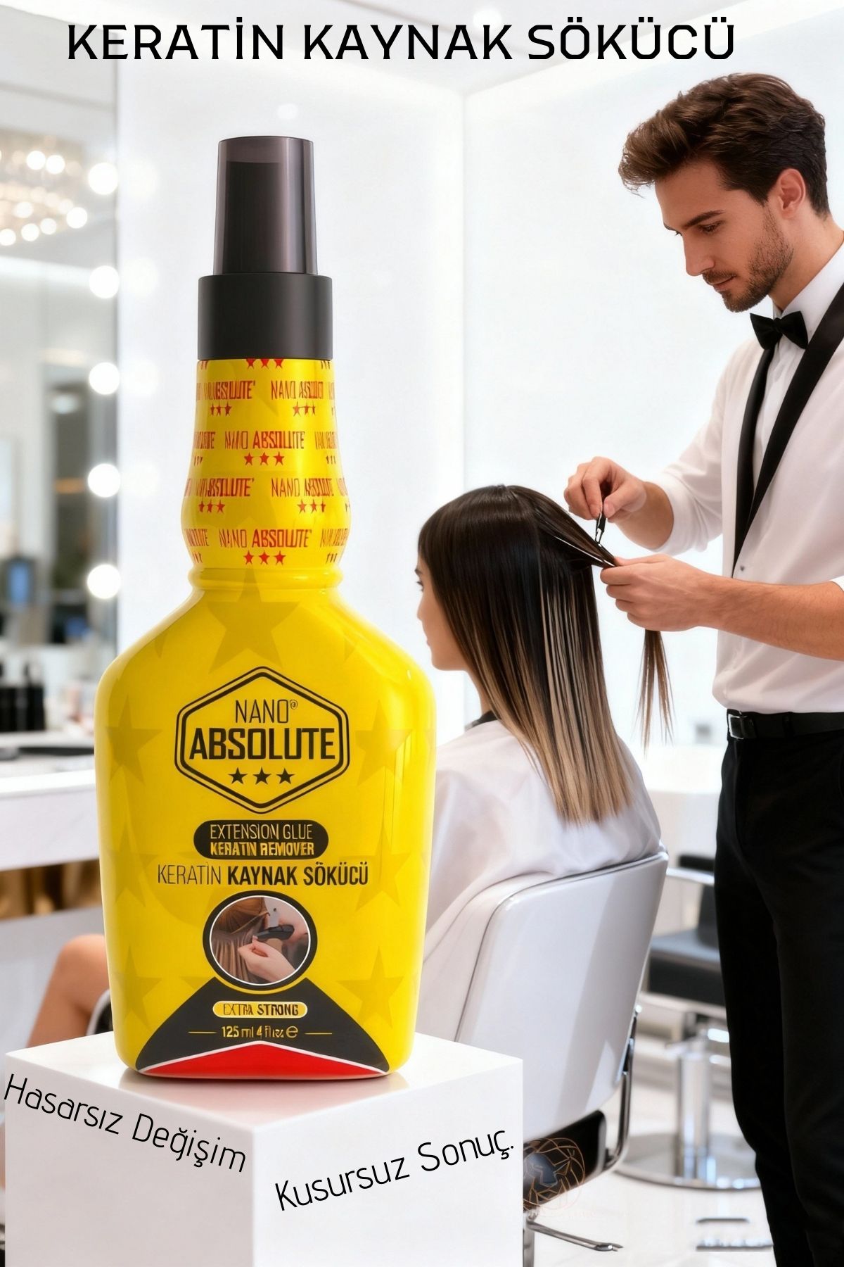 Keratin Kaynak Sökücü 125 ml  - Profesyonel  Hızlı ve Güvenli Absolute Professional 719467