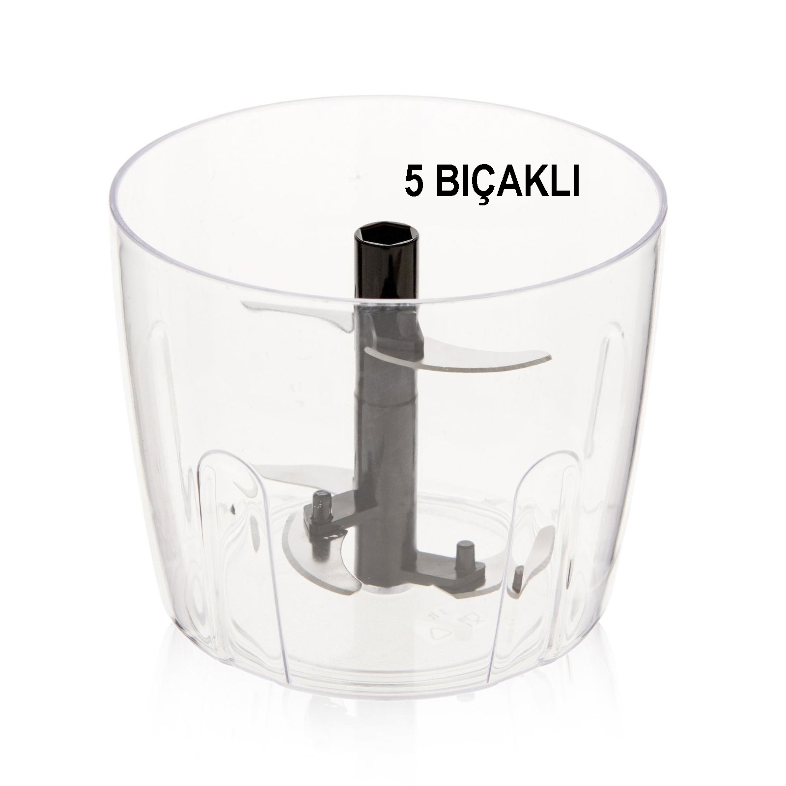 Pratik El Rondosu Üstten Basmalı 5 Bıçaklı 2.5 LİTRE 14X18CM 720896