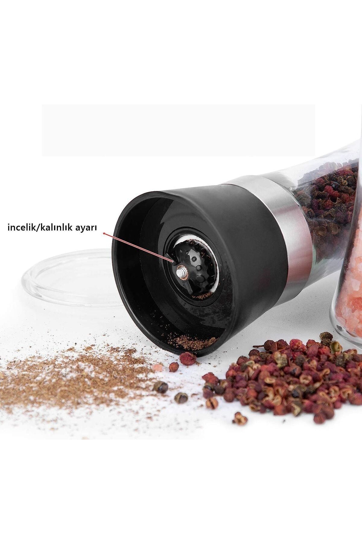 2 Li Baharat Tuz Öğütücü Set Dees Dickerhoof Design 718753