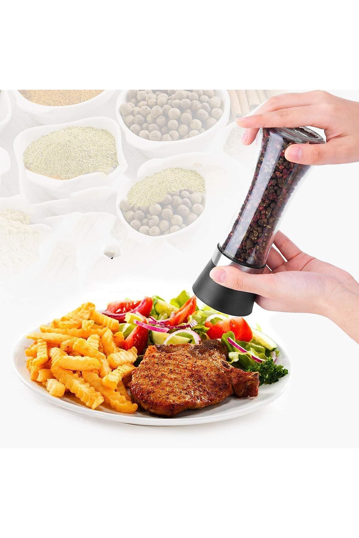 2 Li Baharat Tuz Öğütücü Set Dees Dickerhoof Design 718753