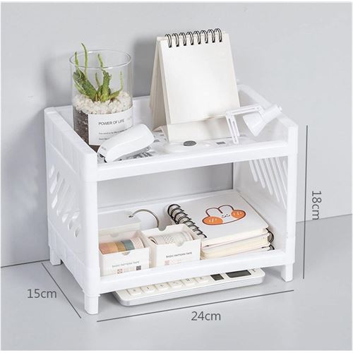 TransForMacion Organizer 2 Katlı Raf Mutfak Rafı Banyo Ofis Masa Rafı 720904