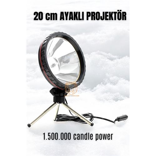 TransForMacion 3 Ayaklı El Projektörü 360 Derece Avcı Projektörü Tekne Projektör 426427