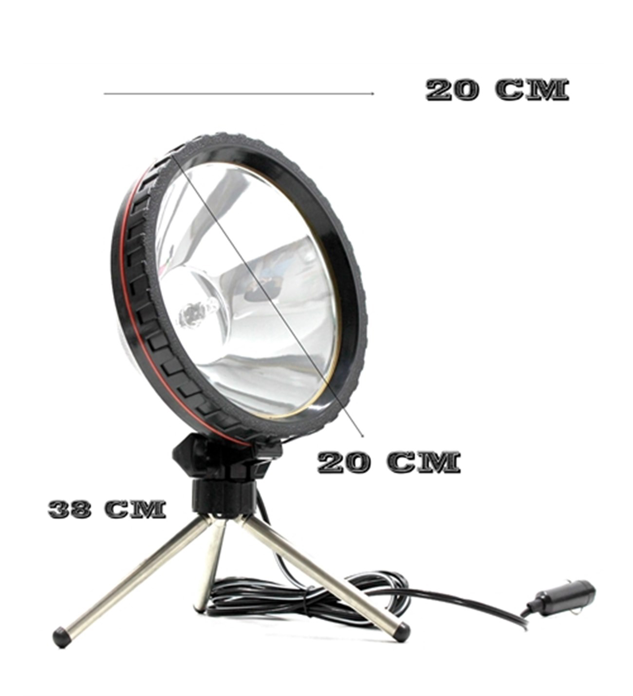 3 Ayaklı El Projektörü 360 Derece Avcı Projektörü Tekne Projektör 426427