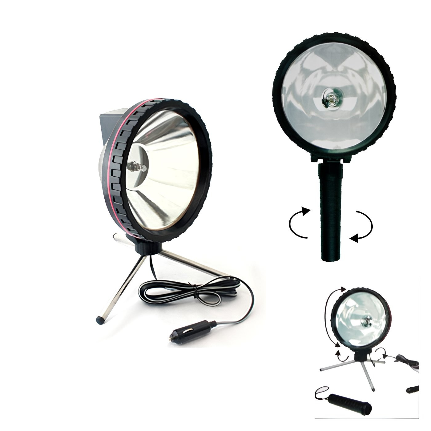 3 Ayaklı El Projektörü 360 Derece Avcı Projektörü Tekne Projektör 426427