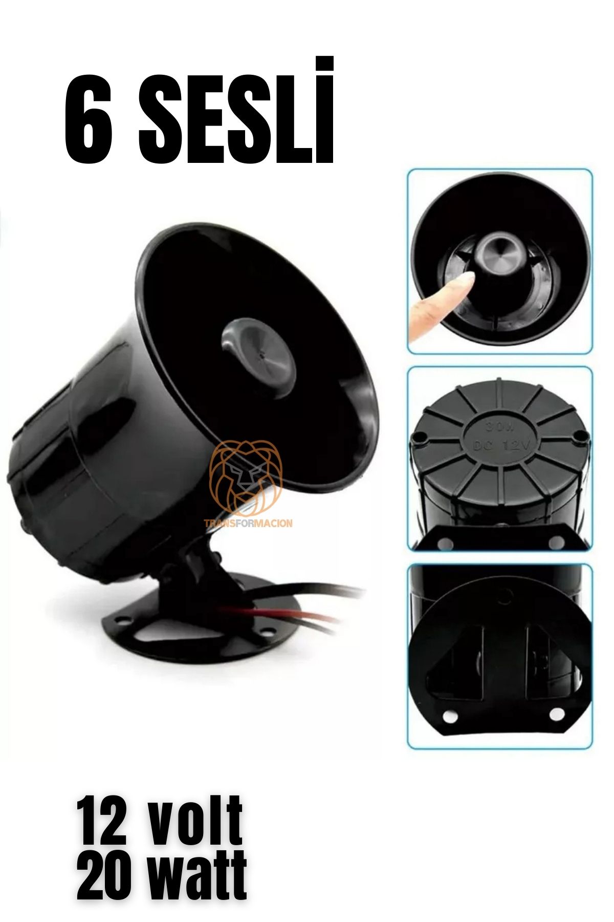 Alarm Sireni 6 Değişik Sesli 429046