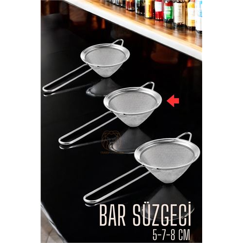 TransForMacion Bar Süzgeci Bar Strainer 3 Boy Set 5 7 8 cm 720925