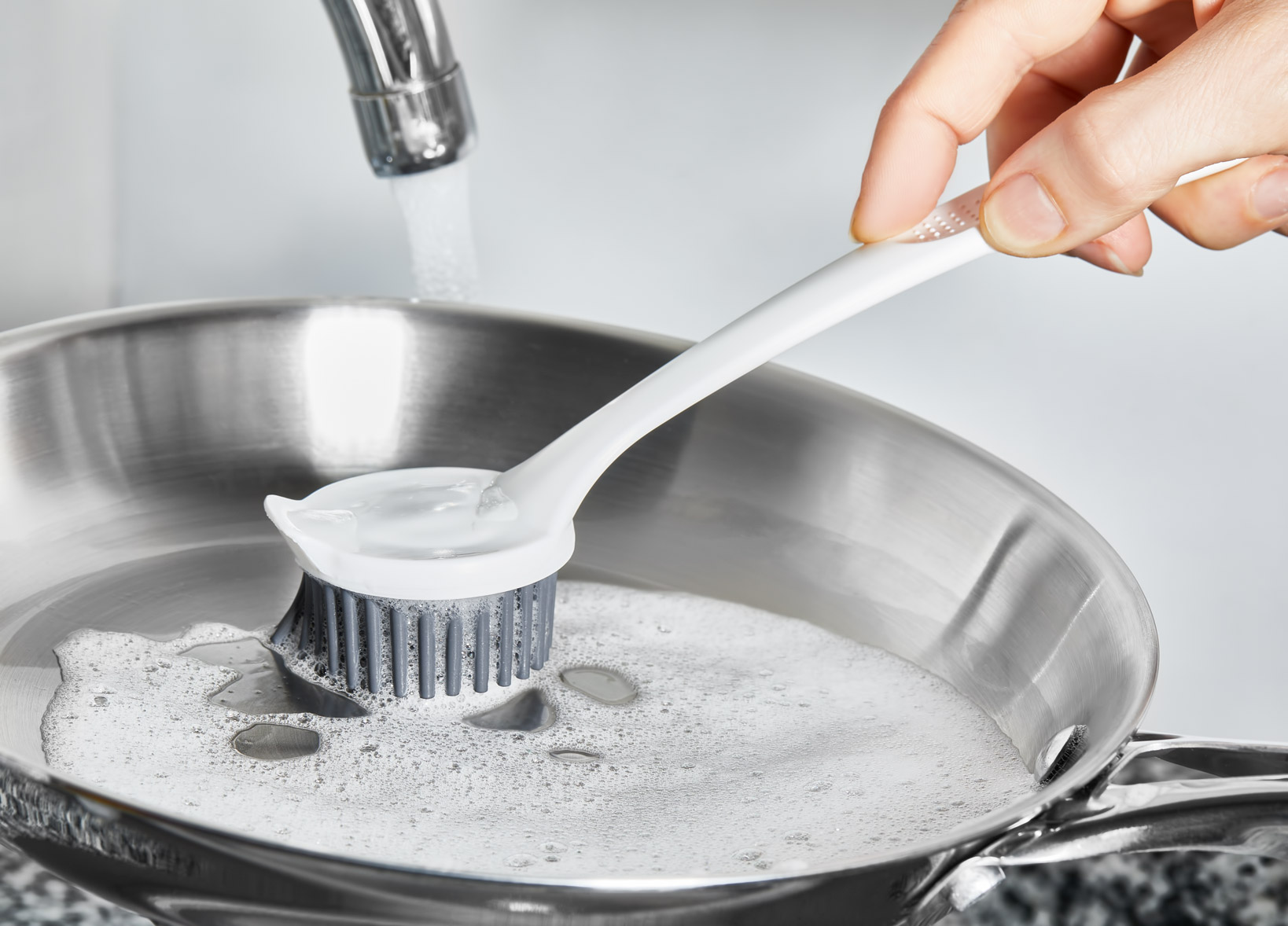 Teflon ve Granit Tava Tencere Fırçası Silikon Teflon Fırçası 718974