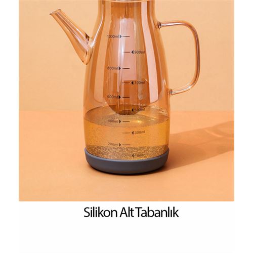 TransForMacion Yağ Sirke Şişesi Borosilikat Cam 1000 ML  A.Verbrugge Design 720945