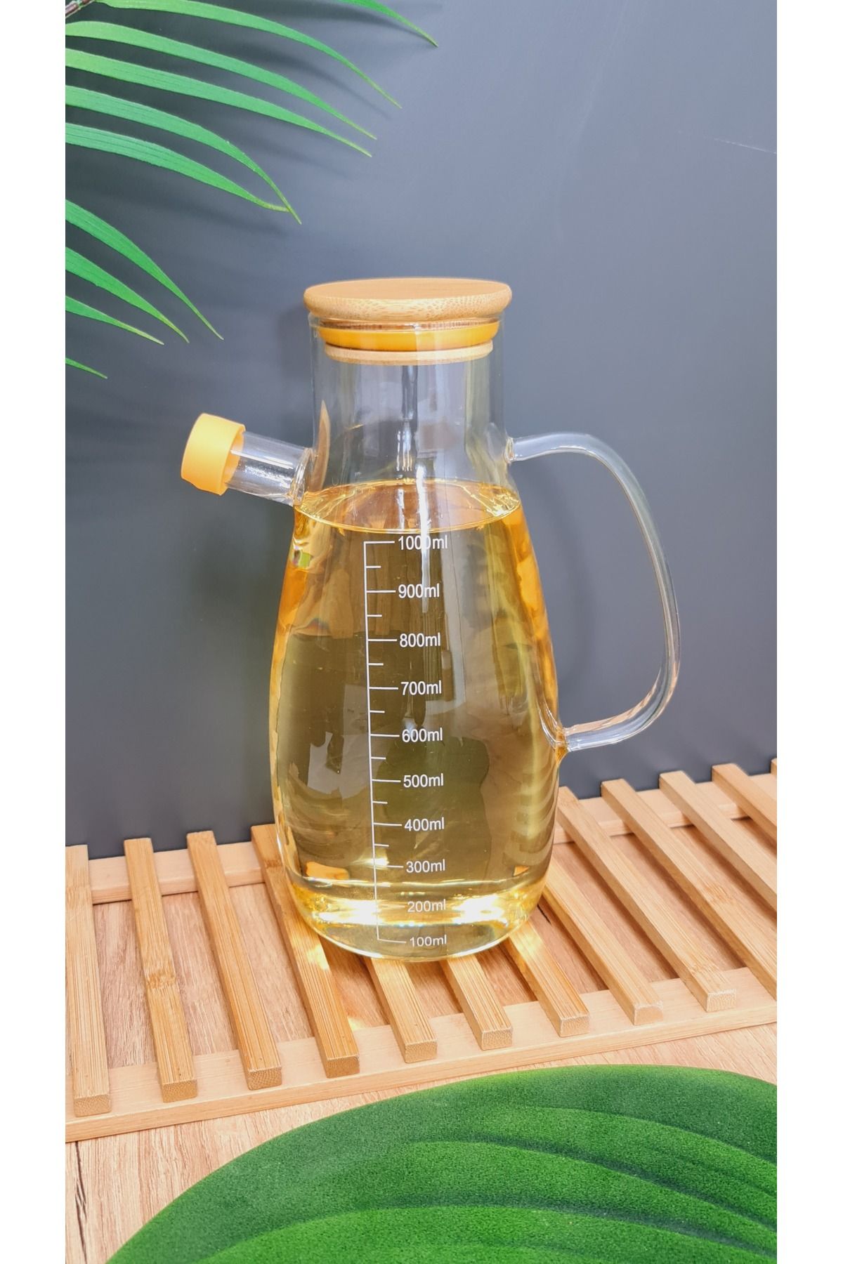 TransForMacion Yağ Sirke Şişesi Borosilikat Cam 1000 ML  A.Verbrugge Design 720946