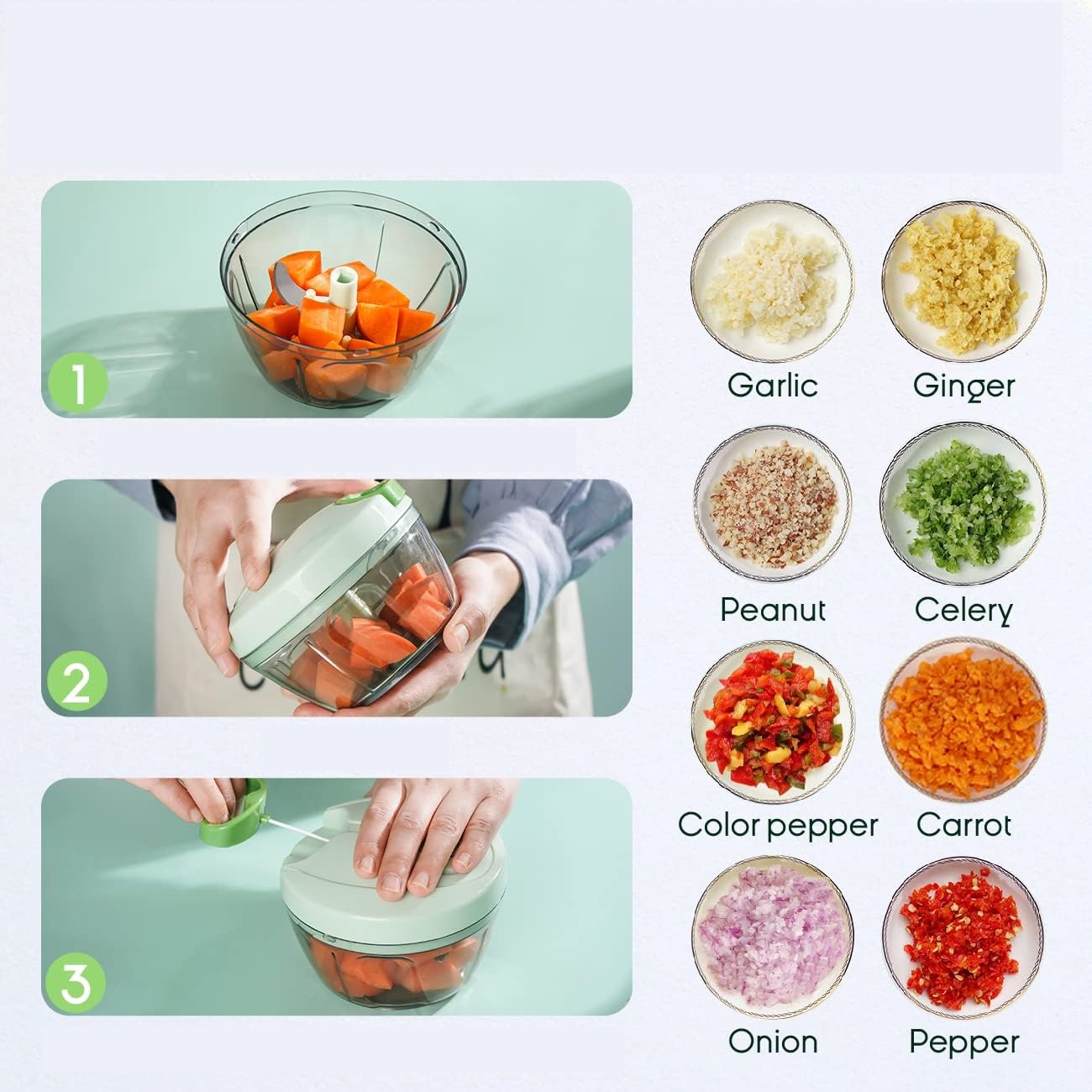 İpli El Rondosu Çek Bırak El Rondosu 3 Bıçaklı 8x12 CM 720949