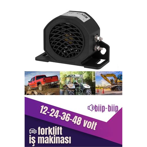 ModaCar İş Makinası Forklift Yüksek Desibel Siren 12V-24V-36V 