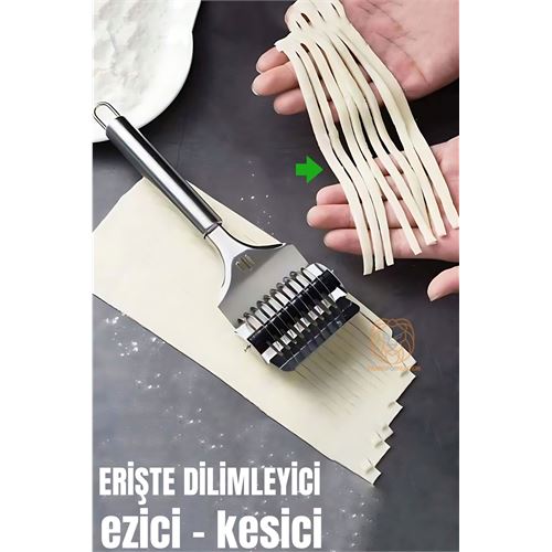 ModaCar Fissaggi Erişte Hamur Kesici Spatula Sebze Doğrayıcı 