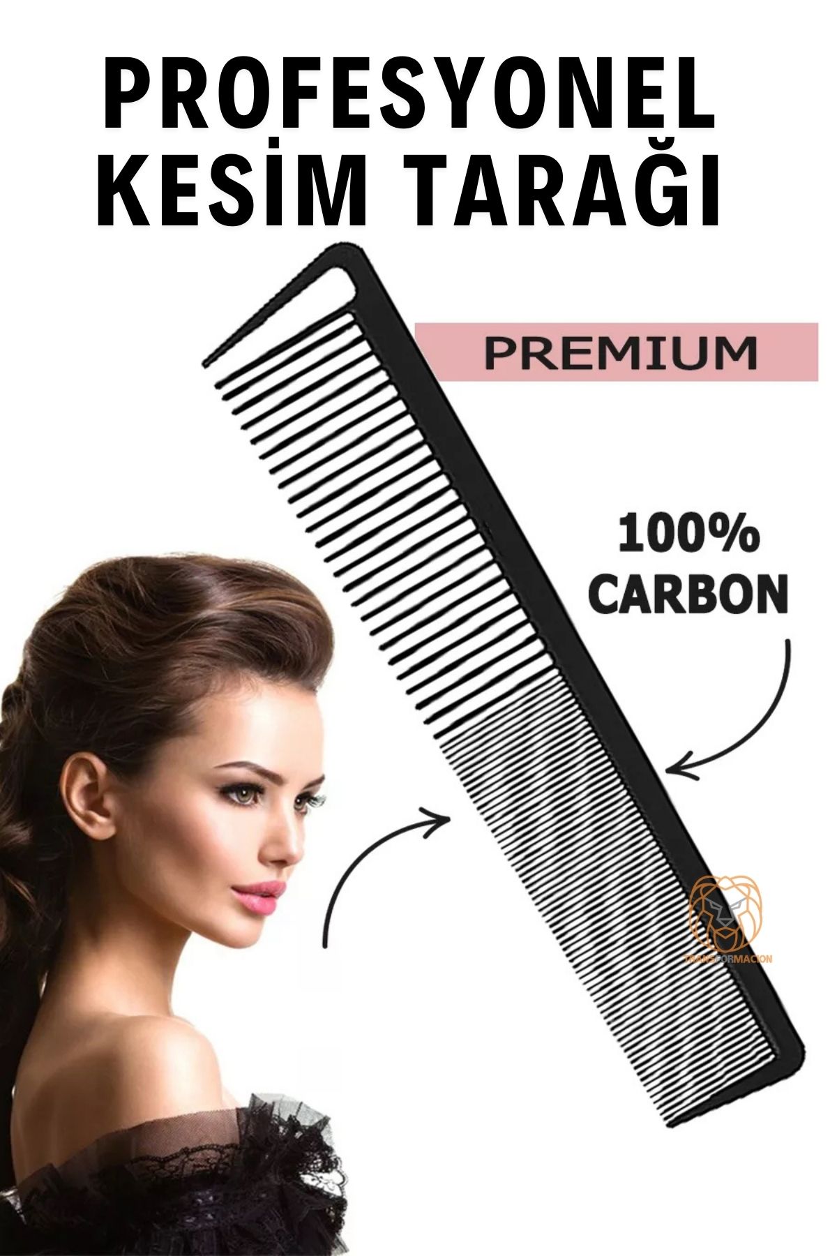 Berber Kuaför Saç Kesim Tarağı Karbon Nano Absolute Professional 