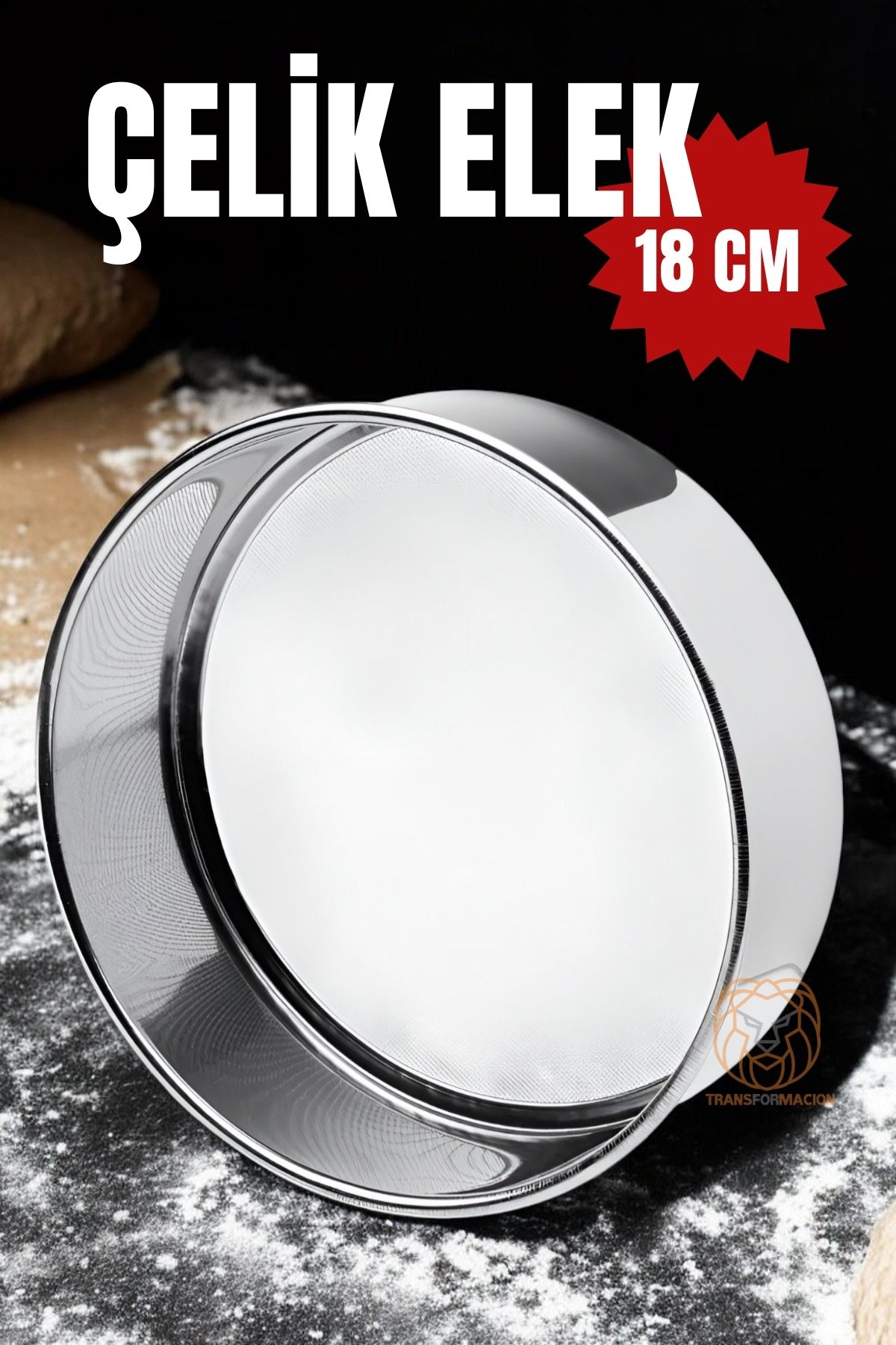 Metal Un Eleği 18 cm 