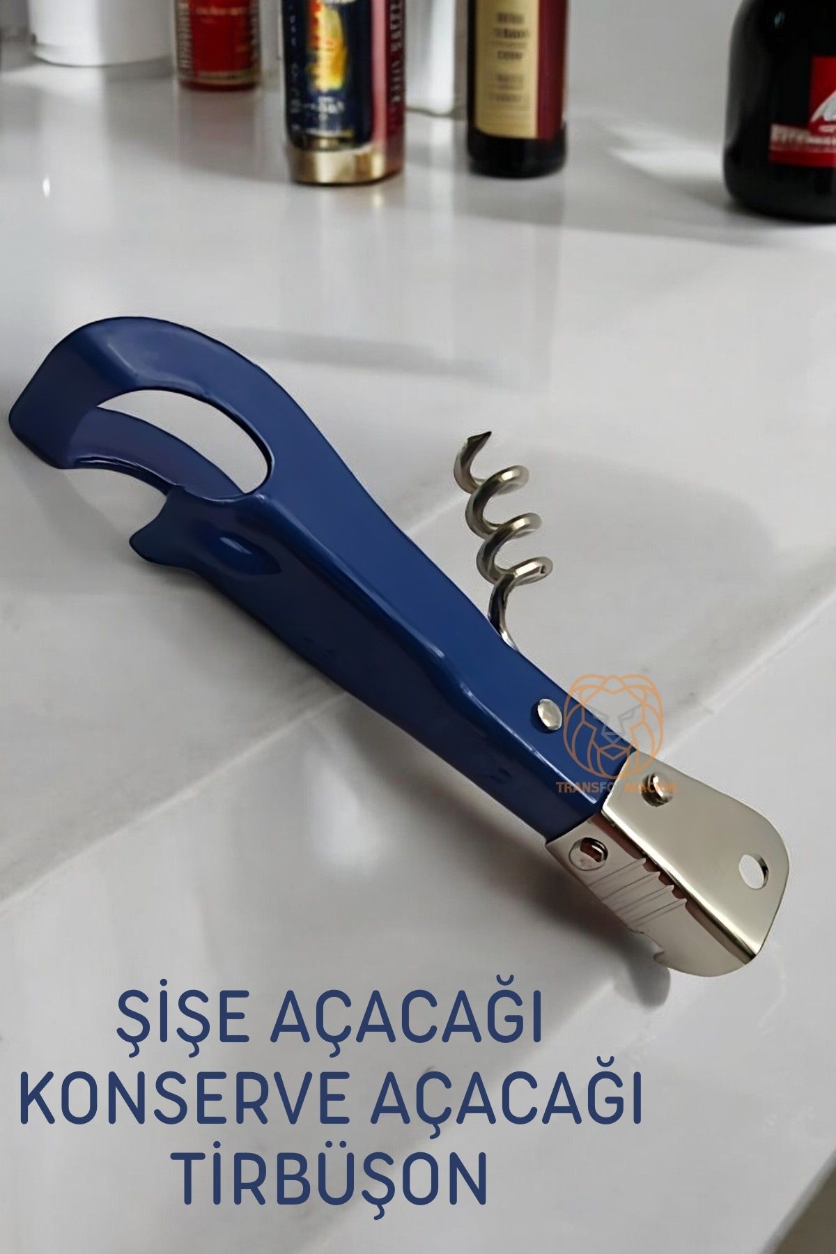 Multi Şişe Açacağı Tirbüşon Konserve Açacağı  Clovis 