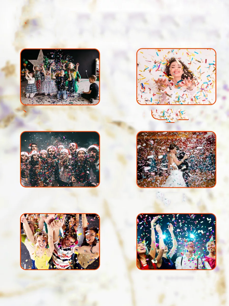 Transformacion Karnaval Konfeti 40 cm 7 mt 716728