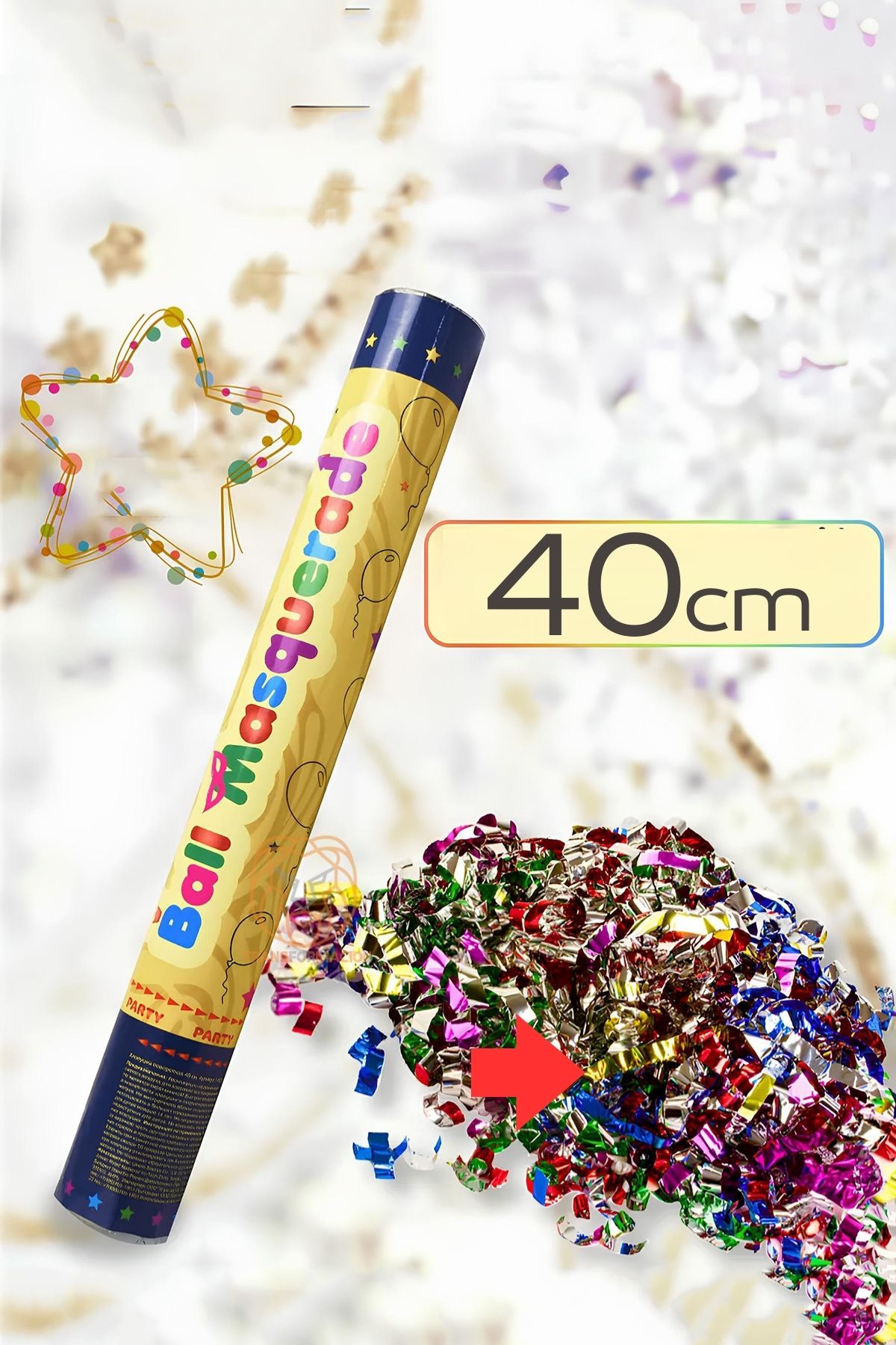 Transformacion Karnaval Konfeti 40 cm 7 mt 716728