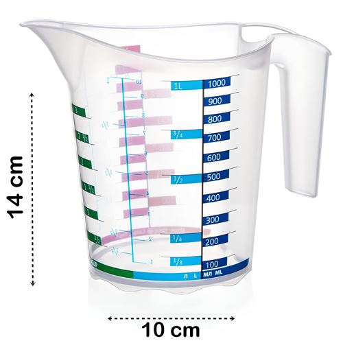 TransForMacion Ölçü Kabı Profesyonel BPA Free 1000 ml 720965