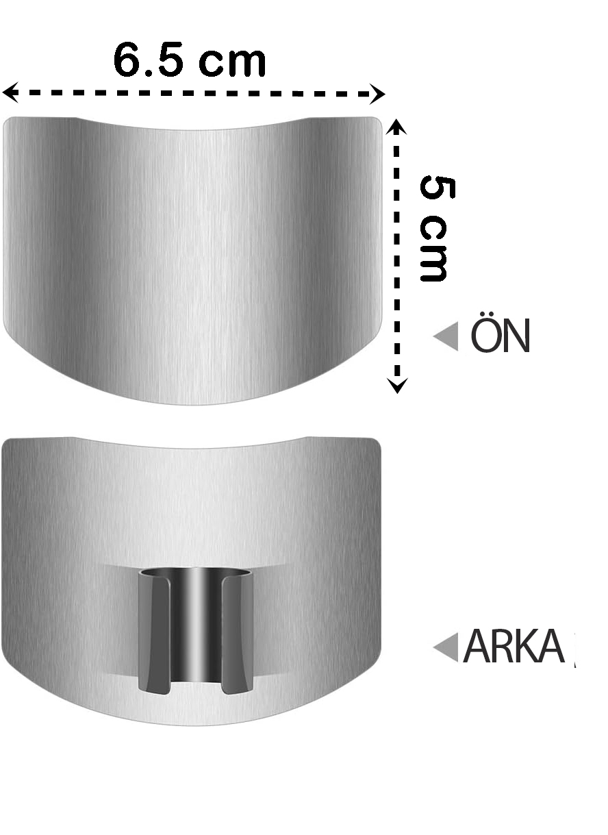 Parmak Koruyucu Dilimleme Parmak Kesme Önleyici Çelik 2 ADET 720968