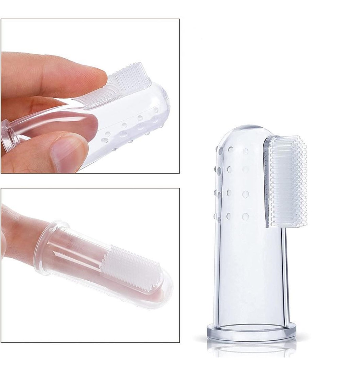 Bebek Diş Fırçası Diş Kaşıyıcı Silikon Kutulu 2 li SET 720969