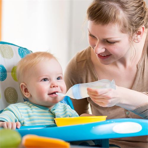 Transformacion Kaşıklı Mama Silikon Biberon KIZ Bebek Besleyici 719715