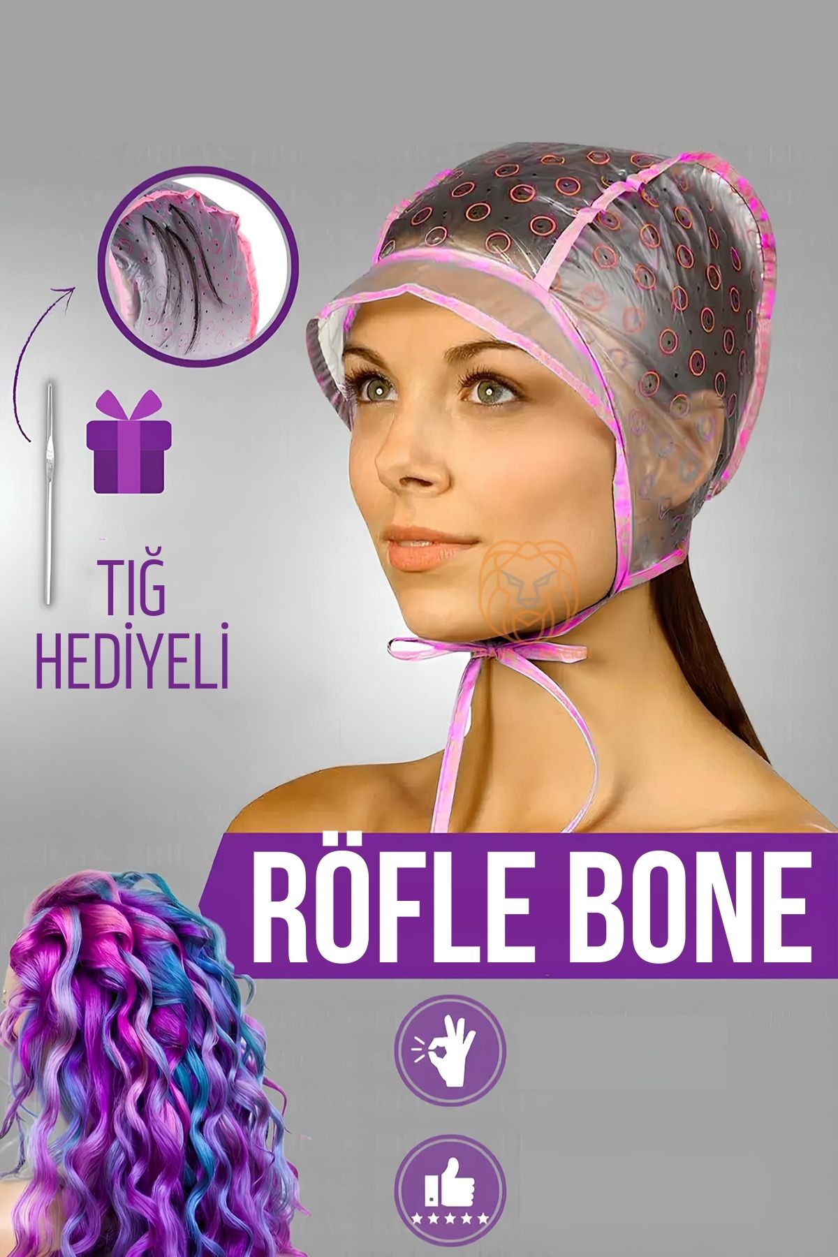 TransForMacion Röfle Bonesi Tığlı Saç Boya Bonesi 715000