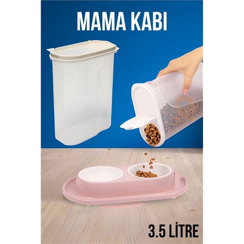 TransForMacion Mama Saklama Kabı Kedi ve Köpek Mama Saklama Kabı 720988 