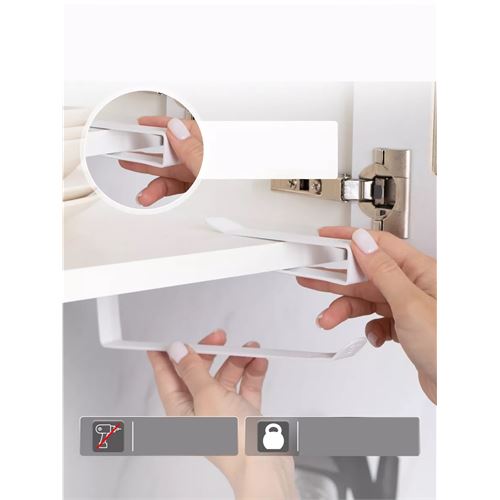 TransForMacion Mutfak Dolap Kağıt Havlu Askı Organizer Fincan Askısı BEYAZ 714512
