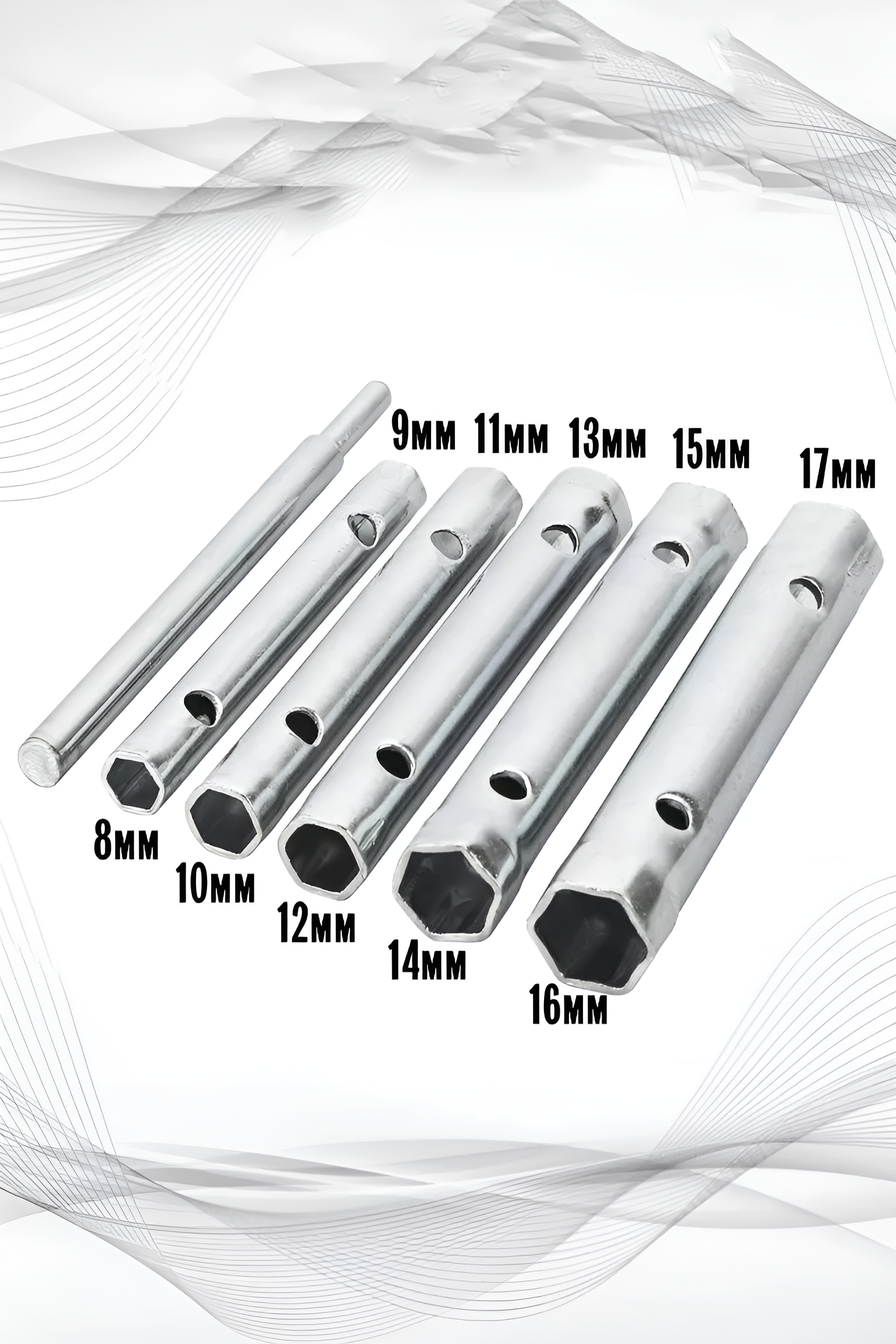 Tork Lokma Seti Boru Kovan Tip Anahtar Seti Buji Anahtarı 423236