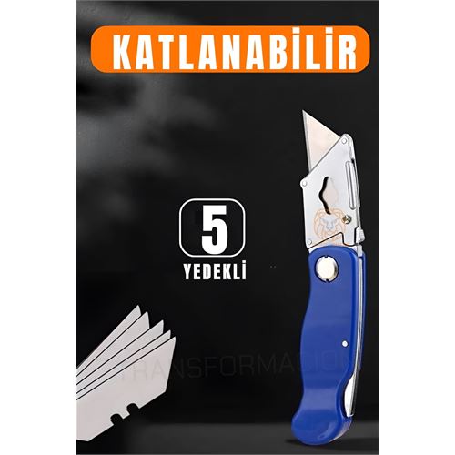 Transformacion Katlanabilir Halı Kesme Bıçağı Maket Bıçağı Koli Plastik Deri Pvc Kesme Bıçağı 715699